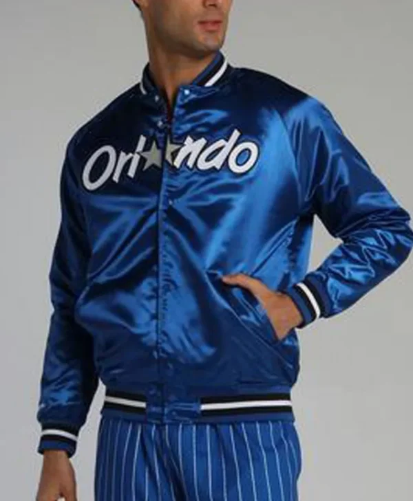 Orlando Magic Classic Blue Satin Lightweight Jacket