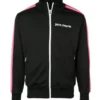 Palm Angels Black and Pink Track Jacket