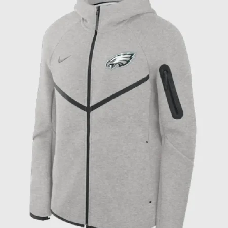 Philadelphia Eagles Athletic Tech Fleece Windrunner Hoodie