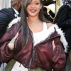 Rihanna Paris Fashion Week Stylish Jacket