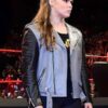 Ronda Rousey WWE Stylish Black Leather Jacket