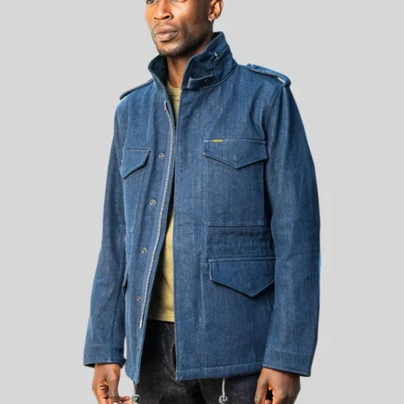 Self-Edge-Iron-Heart-M65-Field-Denim-Jacket-Indigo
