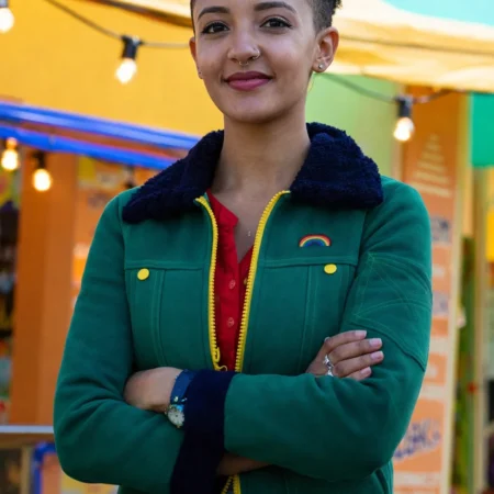 Sex Education Season 2 Ola Nyman Casual Cotton Jacket