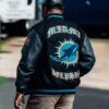 Shop Bizzy Crook Miami Dolphins Black Varsity Jacket