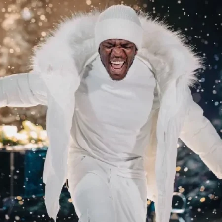 Sidemen Christmas Drillings Ft. JME Puffer Jacket For Sale