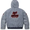 Supreme Fox Racing Denim Hooded Jacket For Sale
