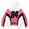 Supreme Fox Racing Hooded Pink Sweatshirt For Sale