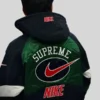 Supreme-Nike-Hooded-Green