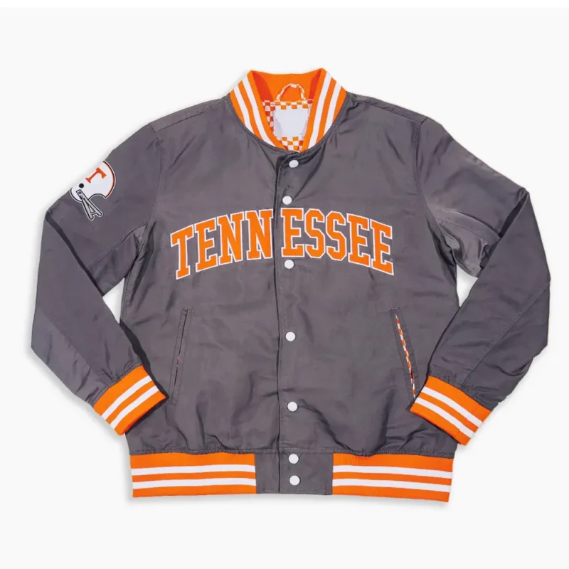 Tennessee Volunteers Smokey Bomber Grey Jacket