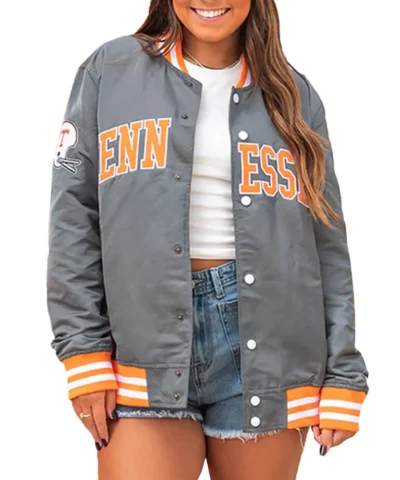 Tennessee Volunteers Smokey Bomber Grey Jacket For Sale