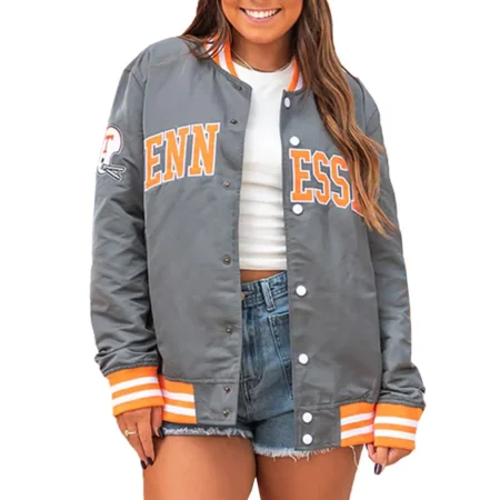 Tennessee Volunteers Smokey Bomber Grey Jacket For Sale