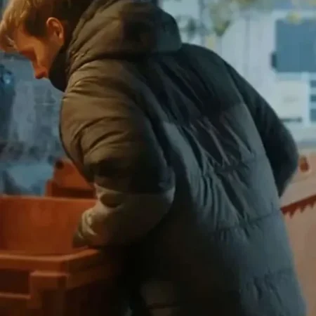 The-Guest-S1-Sion-Daniel-Young-Grey-and-Black-Puffer-Jacket