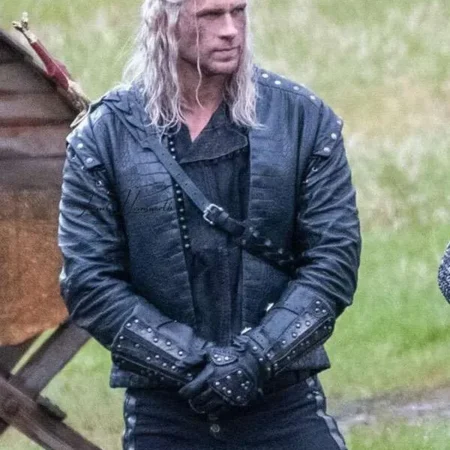 The Witcher S04 Geralt of Rivia Leather Jacket