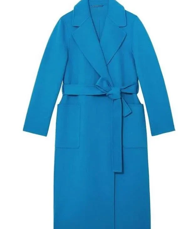 The-Young-and-the-Restless-Amelia-Heinle-Blue-Wool-Coat