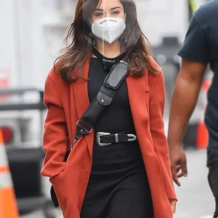 Tick, Tick…Boom! Vanessa Hudgens Brown Wool Coat