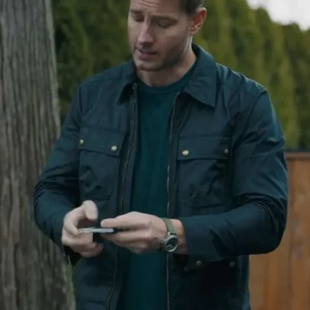 Tracker-Justin-Hartley-Black-Cotton-Jacket