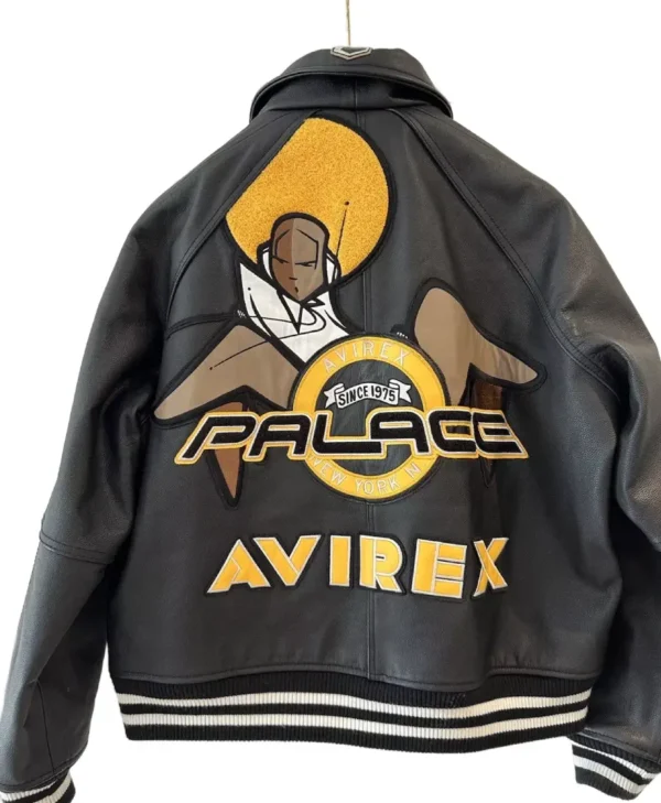 Vintage Palace x Avirex Zomby Leather Jacket
