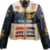 Vintage Respol Stylish Biker Leather Jacket
