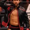 Adam Cole WWE Stylish Black Leather Jacket