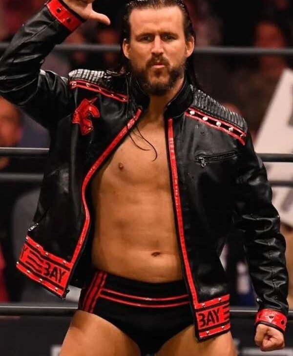 Adam Cole WWE Stylish Black Leather Jacket
