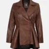 Womens_Cognac_Peplum_Brown_Leather_Jacket