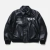 Y-3 NBHD Leather Bomber Jacket