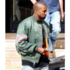 Yeezus Tour Kanye West Bomber Green Jacket
