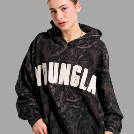 Youngla Camo Black Hoodie