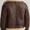 Tu Vois Comment PLK Brown Shearling Leather Jacket