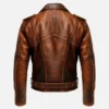 Men’s Vintage Brown Biker Leather Jacket