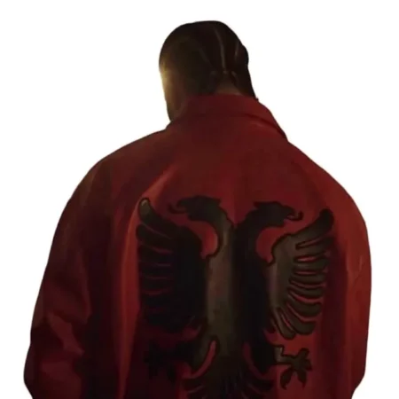 Drake Polar Opposites 2023 Red Leather Jacket