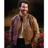 Kevin Jonas Claim To Fame Stylish Quilted Leather Jacket
