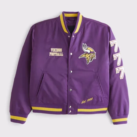 minnesota-vikings-varsity-bomber-satin-jacket