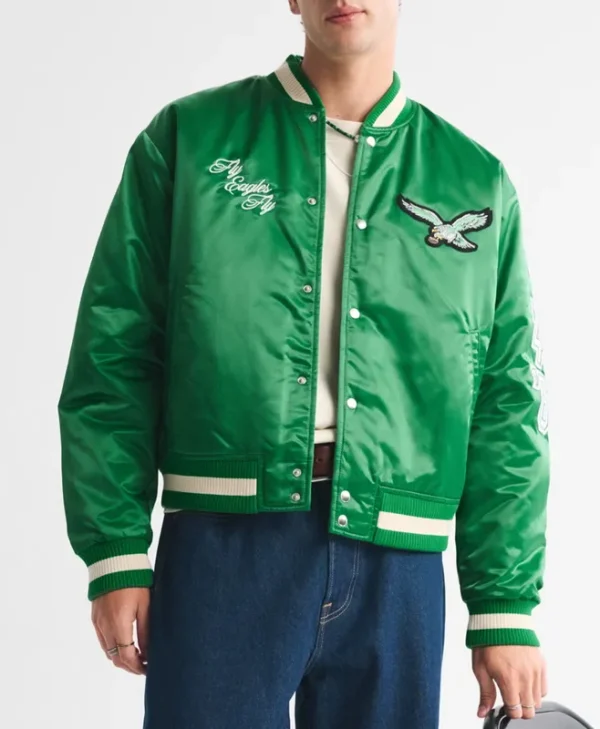 philadelphia-eagles-bomber-satin-jacket