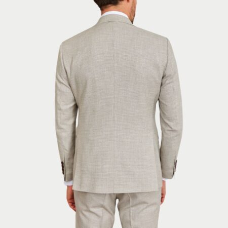 3 Piece Tweed Light Brown Suit Mens For Sale