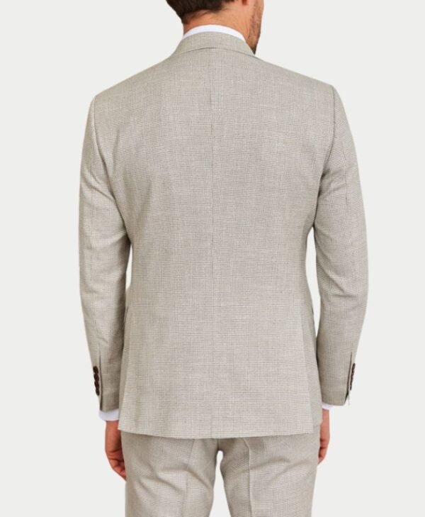 3 Piece Tweed Light Brown Suit Mens For Sale