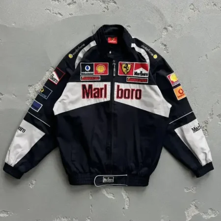 90s Marlboro Racing Black Jacket