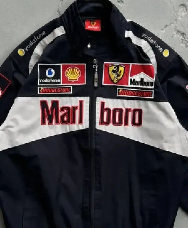 90s Marlboro Racing Black Jacket Shop Now