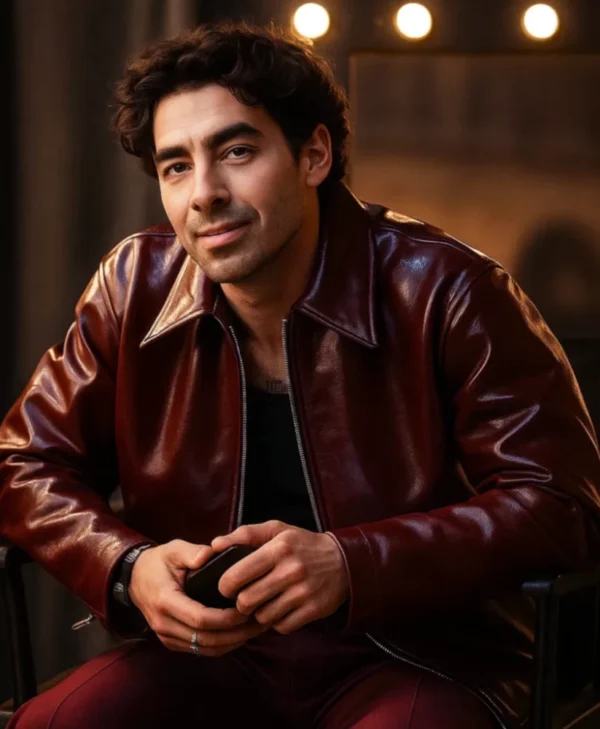 A Very Jonas Christmas Movie 2025 Joe Jonas Red Jacket