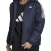 Adidas-Essentials-Insulated-Hooded-Jacket-Blue