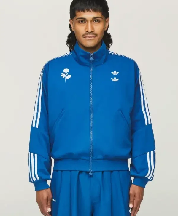 Adidas Originals x Willy Chavarria White Rose Blue Track Jacket
