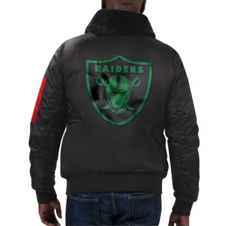 Aiden Las Vegas Raiders Starter Full-Zip Jacket back