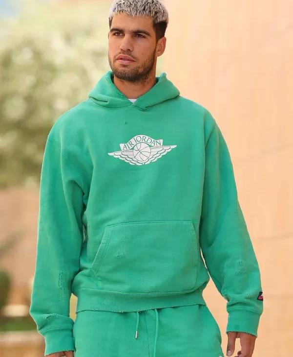 Air-Jordan-Carlos-Alcaraz-Hoodie-Green