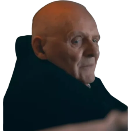 Anthony Hopkins Locked 2025 Black Jacket