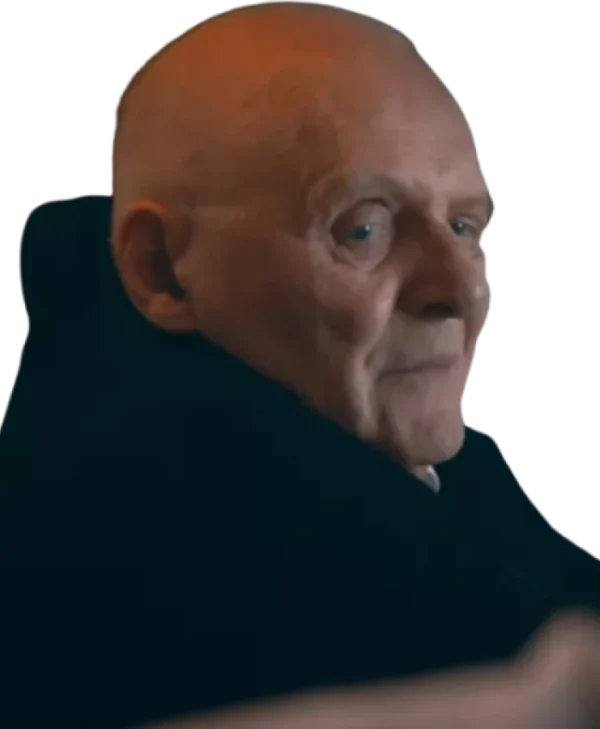 Anthony Hopkins Locked 2025 Black Jacket