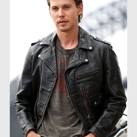 Austin-Butler-The-Bikeriders-Biker-Leather-Jacket