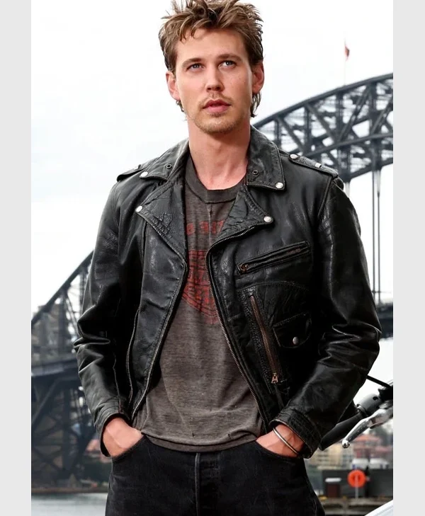 Austin-Butler-The-Bikeriders-Black-Leather-Jacket