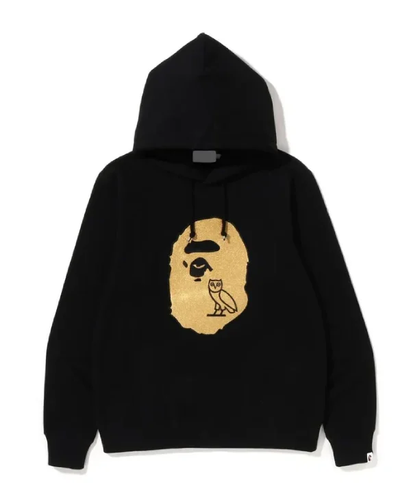 BAPE-x-OVO-Ape-Head-Pullover-Hoodie-Black