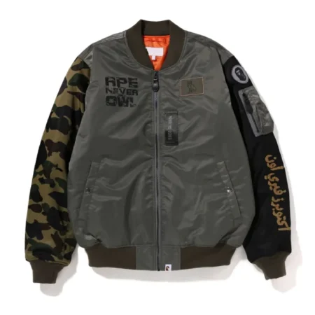 BAPE-x-OVO-Loose-Fit-MA-1-Bomber-Jacket
