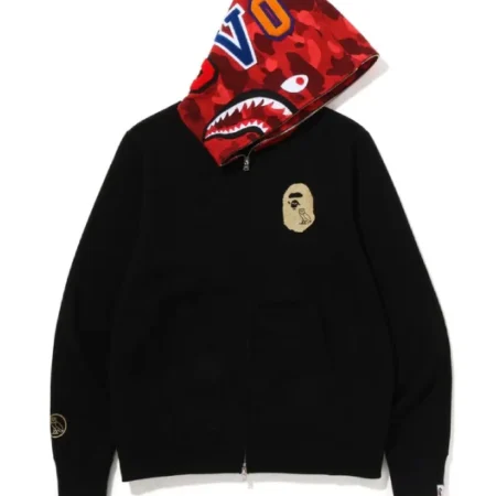 BAPE-x-OVO-Shark-Zip-Up-Hoodie-Black